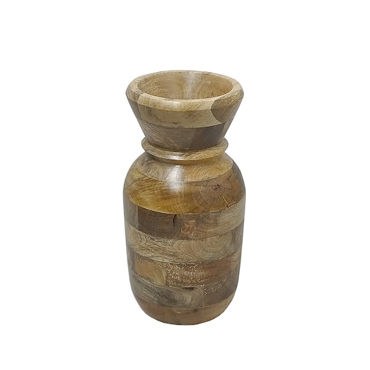 Wooden Decorative Vase by Ashland